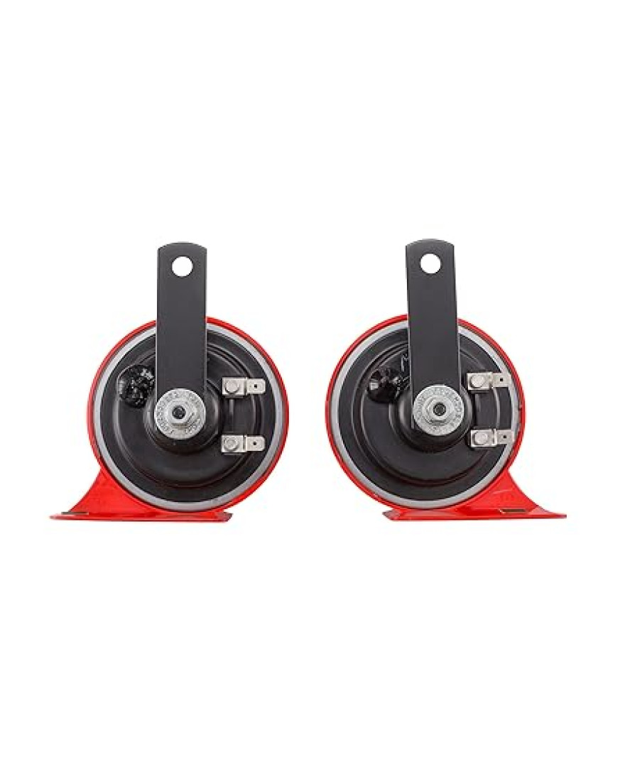 Bosch Scarlet Horn Red Colour 12 V Set of 2  For Car, LCV,3-Wheeler,Bike | ‎F002H50953