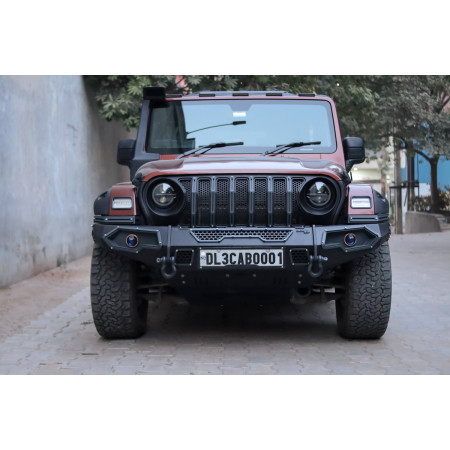Bimbra 4×4 Metal Bumper Front Bumper Model MX Strong, Heavy Duty, Compatible for Mahindra Thar Bimbra 4×4 Metal Bumper Front Bumper Model MX Strong, Heavy Duty, Compatible for Mahindra Thar