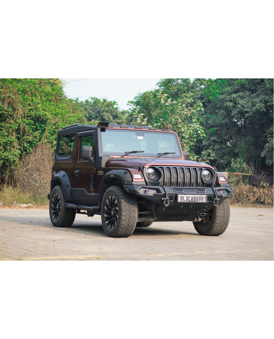 Bimbra 4×4 Metal Bumper Front Bumper Model MX Strong, Heavy Duty, Compatible for Mahindra Thar