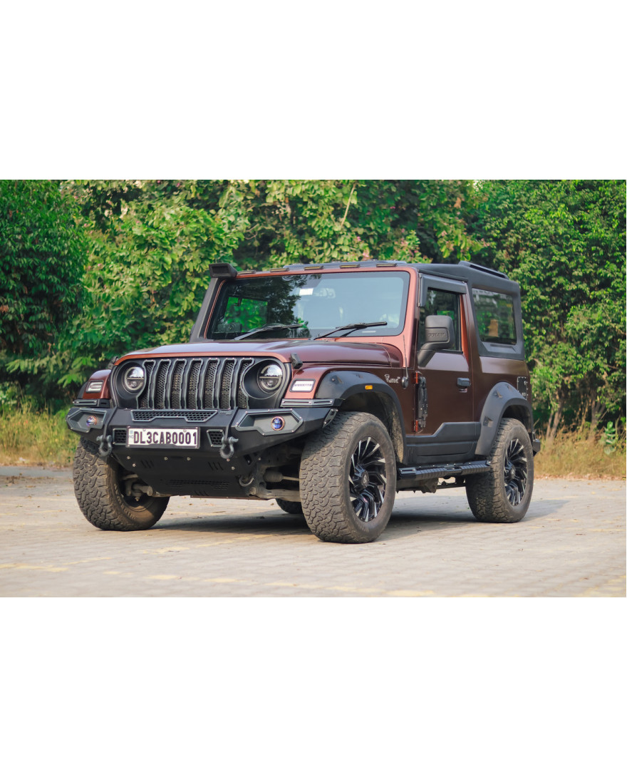 Bimbra 4×4 Metal Bumper Front Bumper Model MX Strong, Heavy Duty, Compatible for Mahindra Thar