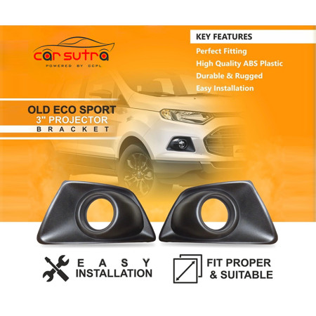 Carsutra BV 06 Old Ecosport Universal 3-Inch Projector with Bracket Bezel Carsutra BV 06 Old Ecosport Universal 3-Inch Projector with Bracket Bezel