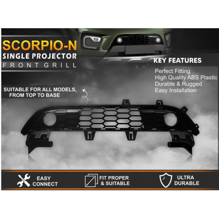 Carsutra BV_105 | Scorpio N Single Projector | Front Grill Carsutra BV_105 | Scorpio N Single Projector | Front Grill