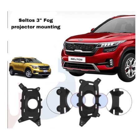 BV 13 | 3 Inch Universal Projector Mounting Bracket | Fiber Bracket | Kia Seltos BV 13 | 3 Inch Universal Projector Mounting Bracket | Fiber Bracket | Kia Seltos