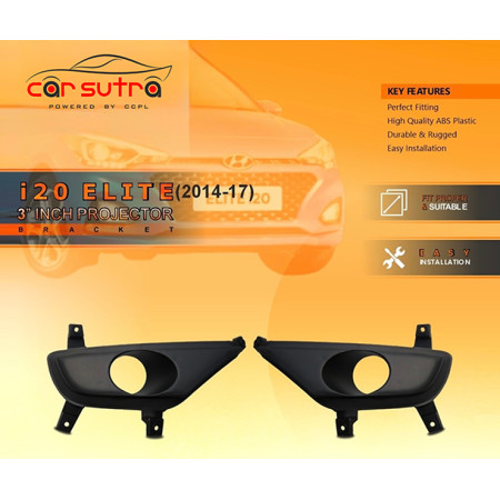 BV 17 | 3 Inch Universal Projector Mounting Bracket | Fiber Bracket | I20 ELITE 2014-17 BV 17 | 3 Inch Universal Projector Mounting Bracket | Fiber Bracket | I20 ELITE 2014-17