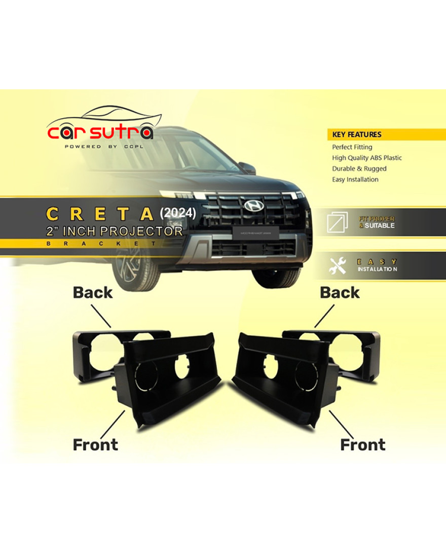 BV 21 | 2 Inch Universal Projector Mounting Bracket | Fiber Bracket | CRETA 2024