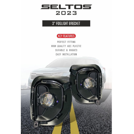 BV 48 | Seltos 2023 3 Inch Projector Brecket | ABS Plastic BV 48 | Seltos 2023 3 Inch Projector Brecket | ABS Plastic