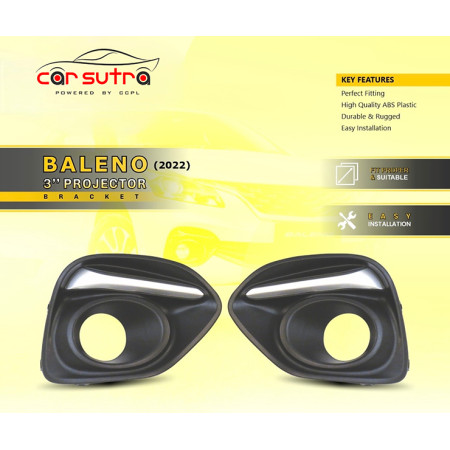 Carsutra BV 65 | Baleno 3 Inch Fog Light OE Bracket | Set of 2 Pcs | Plug N Play| Suitable for Baleno 2022 Carsutra BV 65 | Baleno 3 Inch Fog Light OE Bracket | Set of 2 Pcs | Plug N Play| Suitable for Baleno 2022