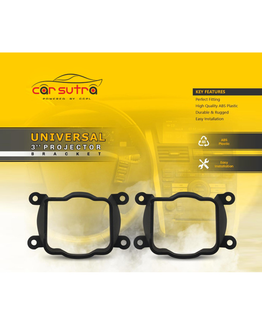 BV 68 | 3 Inch Universal Projector Mounting Bracket | Fiber Bracket | Universal | Plug N Play