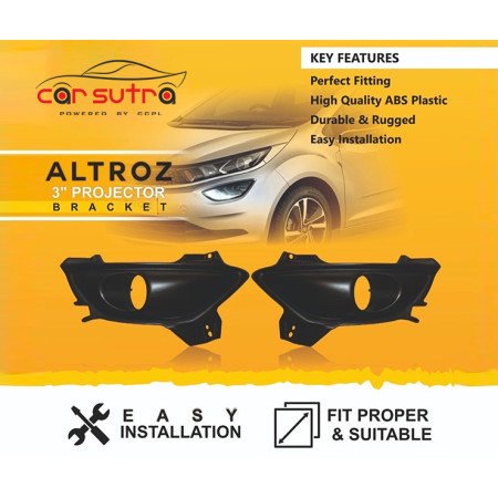 Carsutra BV-72 Altroz Universal 3-Inch Foglight Projector Bezel Carsutra BV-72 Altroz Universal 3-Inch Foglight Projector Bezel