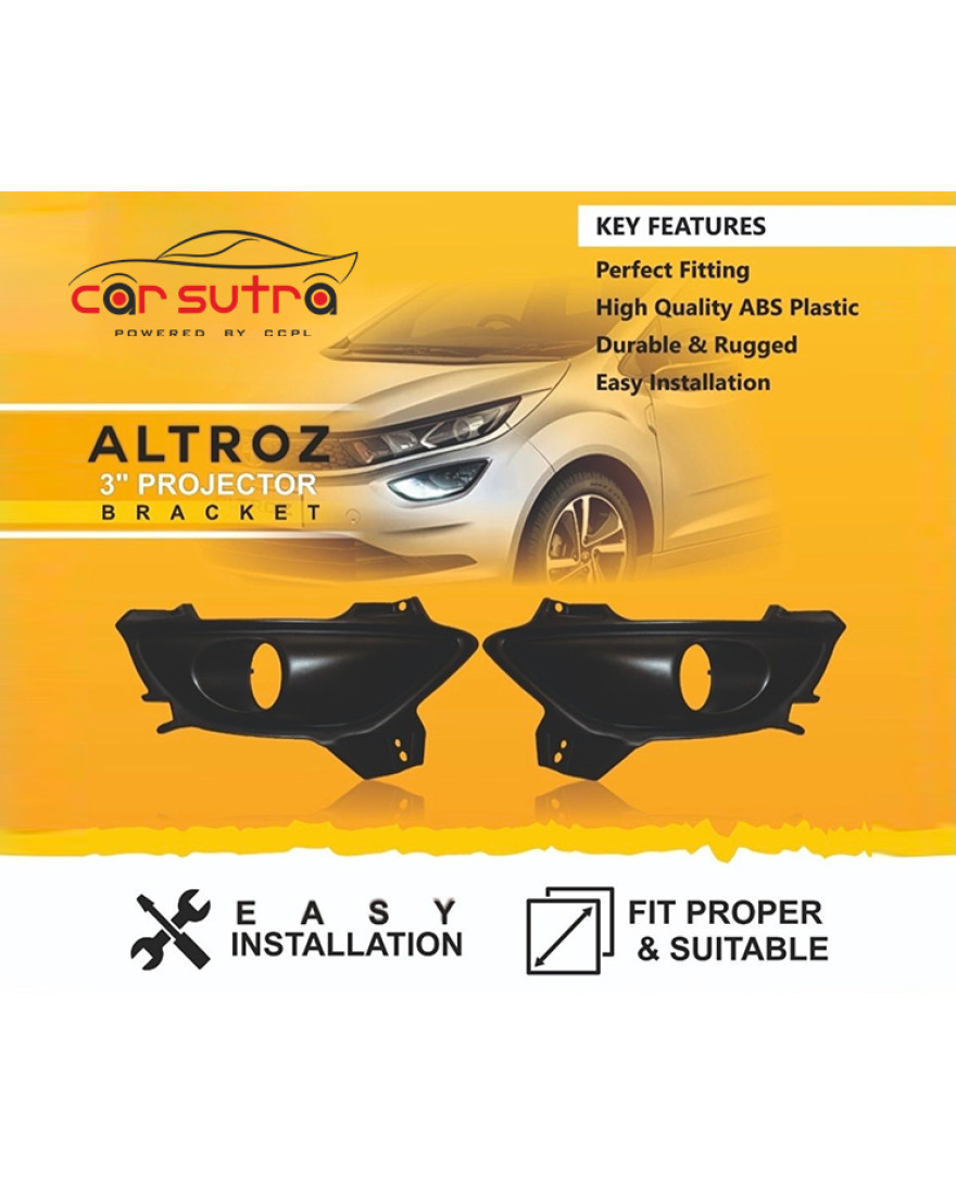 Carsutra BV-72 Altroz Universal 3-Inch Foglight Projector Bezel