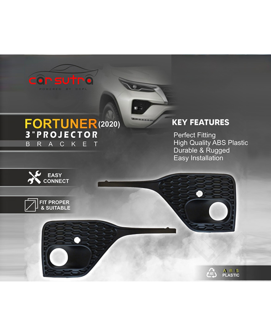 Carsutra BV 80 | Fortuner 2020 3 inch Projector Bracket