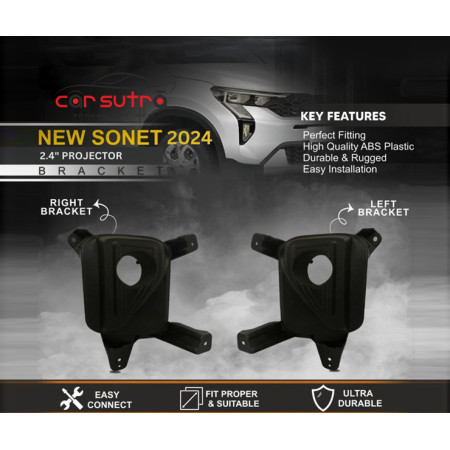 Carsutra BV 96 | Kia Sonet 2024 | 3 inch Projector Bracket Carsutra BV 96 | Kia Sonet 2024 | 3 inch Projector Bracket