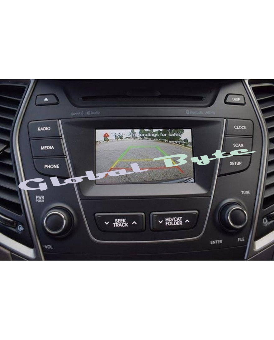 Hyundai New Sentafe Small Screen Camera Retention