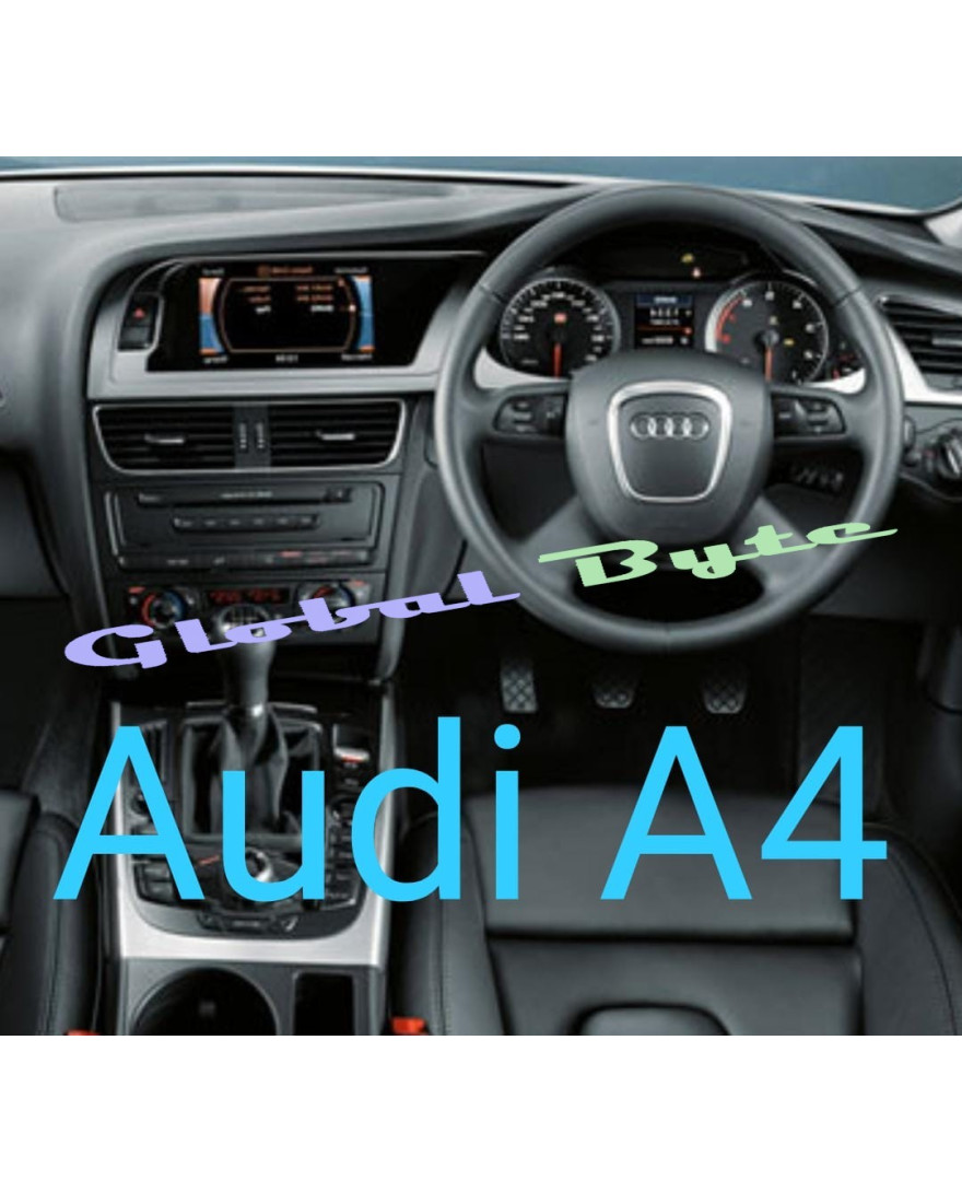 Global Byte Camera Add On Interface in OEM Radio For Audi A4, A5, Q5 cars.