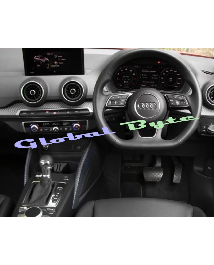 Global Byte Camera Add On Interface in OEM Radio for Audi MMI Q2.