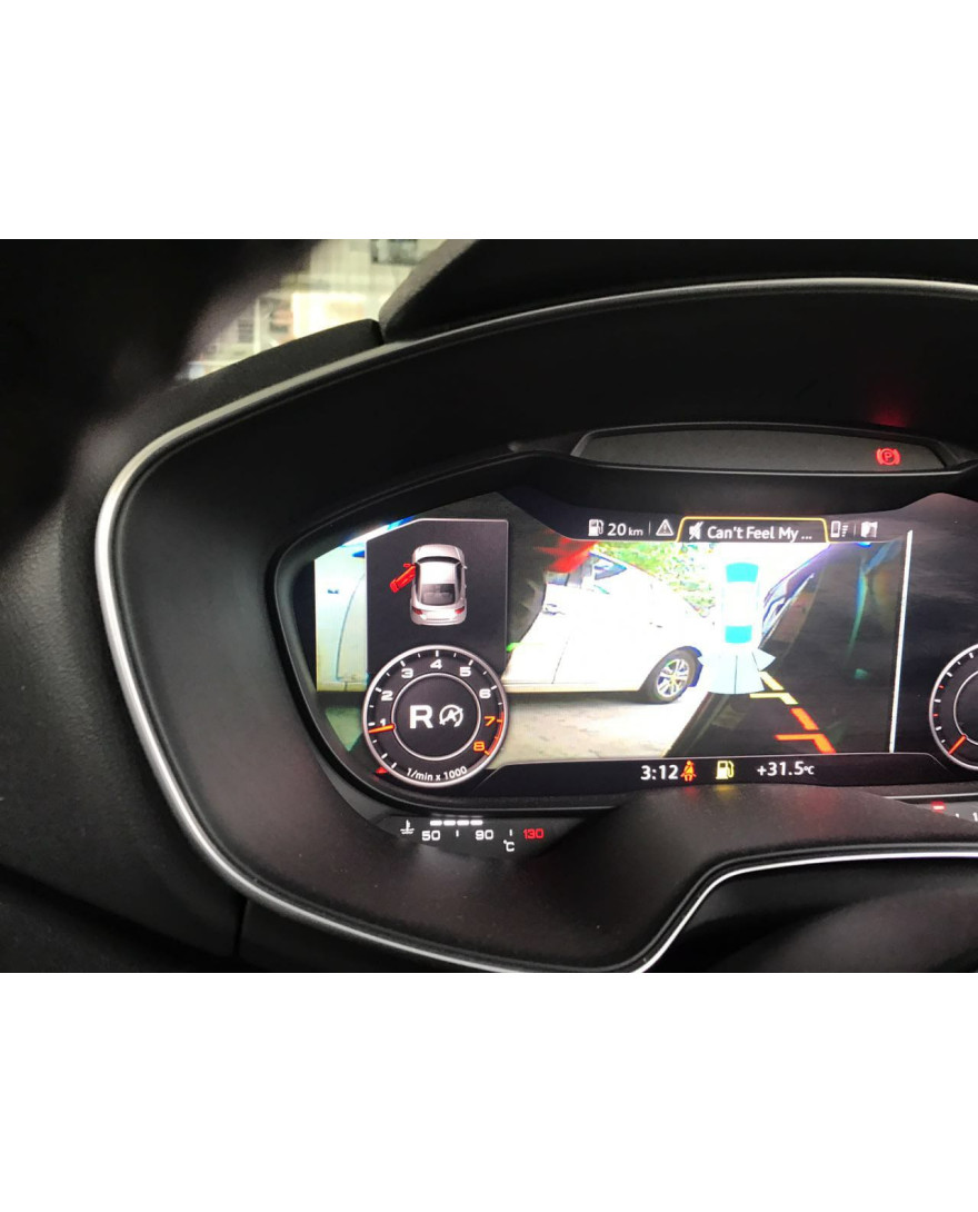 Global Byte Camera Add On Interface in OEM Radio Audi TT.