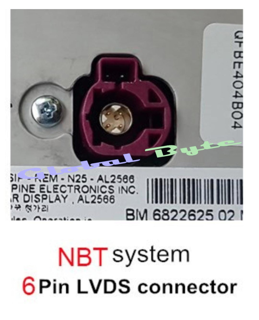 BMW X1 New Camera Solution 6 Pin (NBT System 2013-17)) Camera Add On Interface in OEM Radio