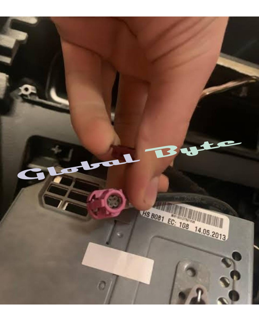 Global Byte Benz 4 Pin Connector Camera Add On Interface in OEM Radio with External Video Input | CAM-MZ/4/AT