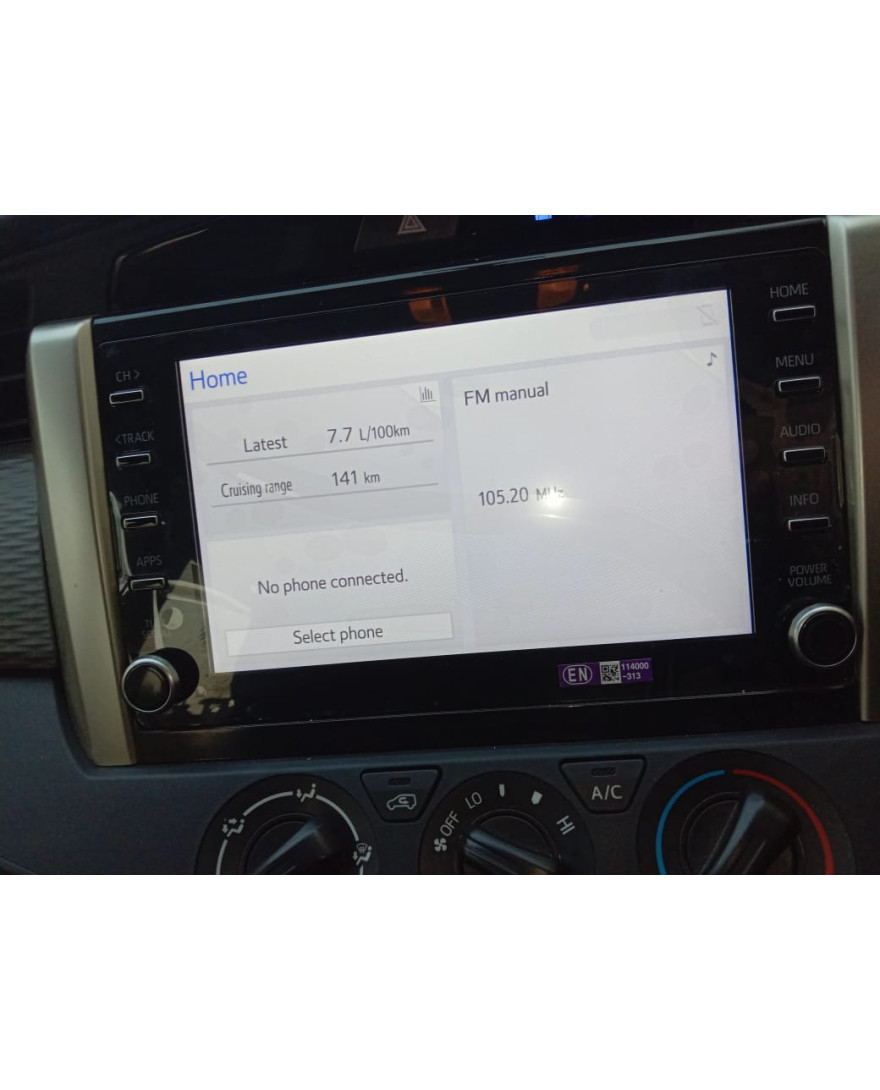 Toyota CRYSTA 2020 Rear Camera Solution with Tv Free Interface