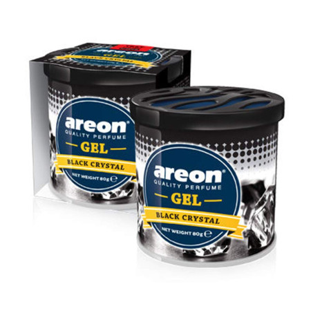 Areon Black Crystal Gel Air Freshener for Car | 80g | GCK12 Areon Black Crystal Gel Air Freshener for Car | 80g | GCK12