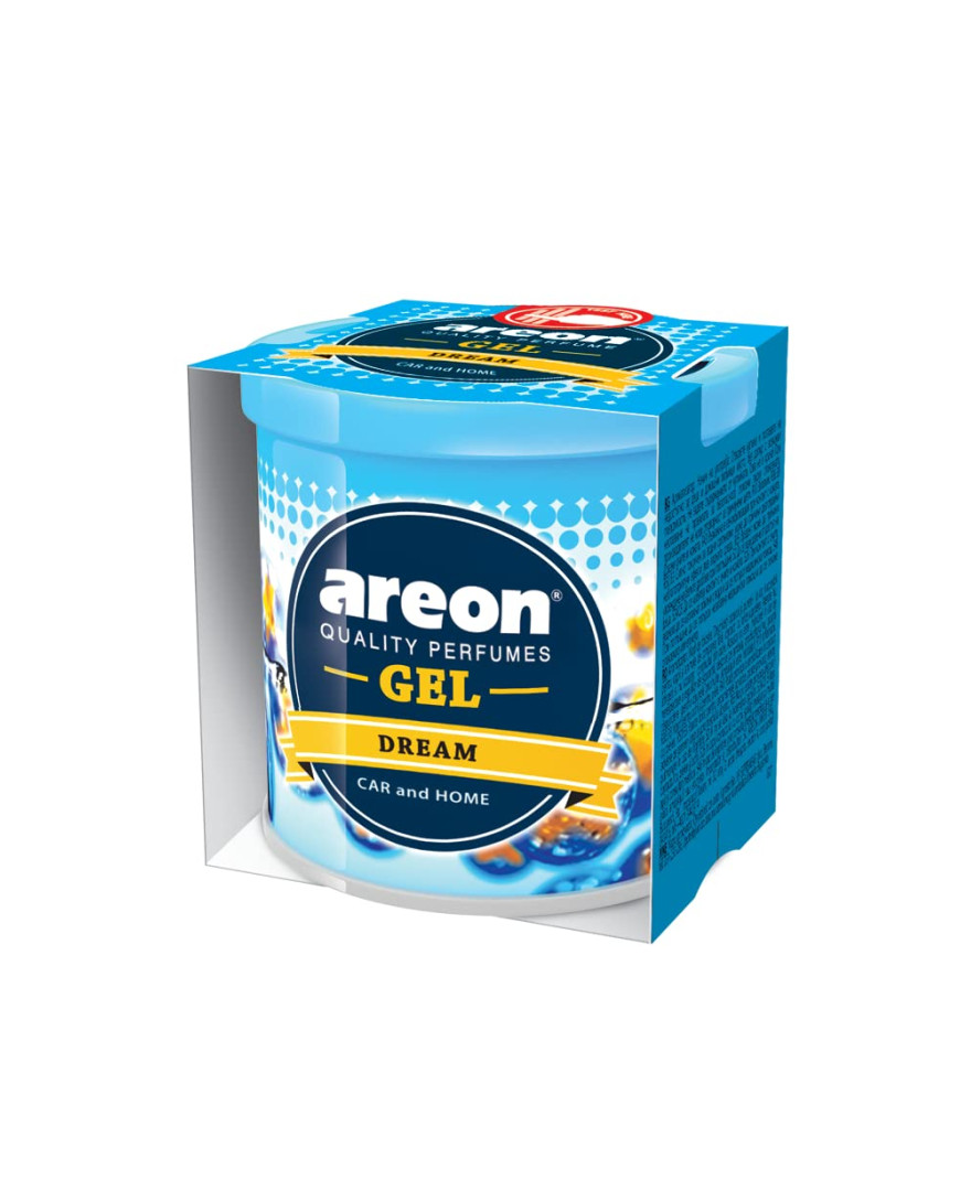 Areon Gel Can 80g Dream | Long Lasting Fragrance | Environment Friendly Gel | GCK02 | New Packed Piece | Expired | Returnable