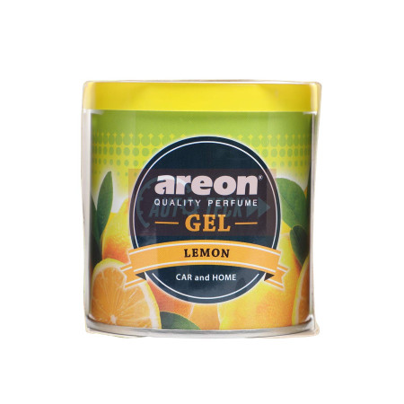 Areon Lemon Gel Air Freshener for Car | 80g | GCK04