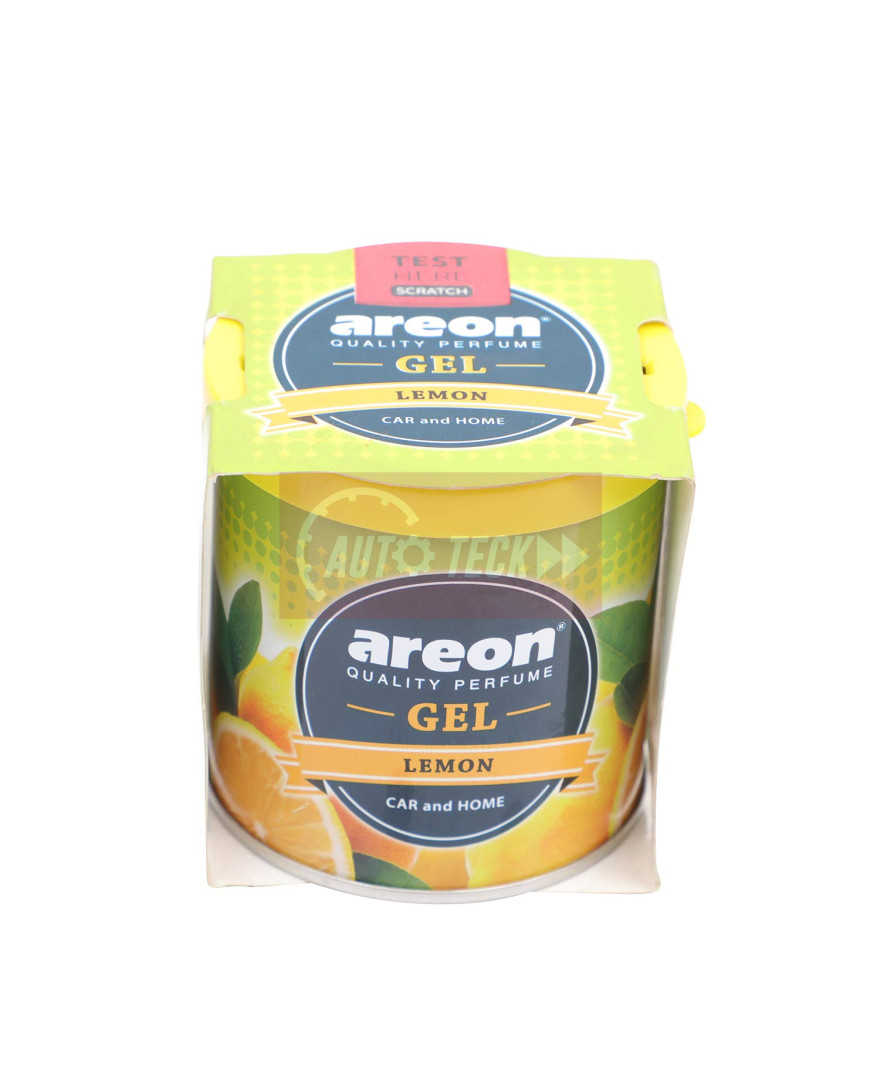 Areon Lemon Gel Air Freshener for Car |80g