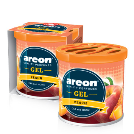 Areon Gel Can 80g Peach Car Air Freshener | GCK21
