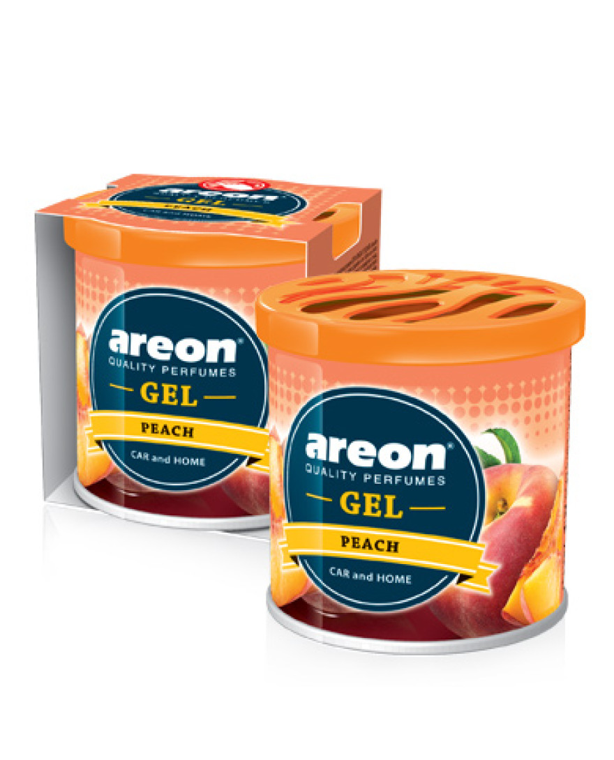 Areon Gel Can 80g Peach Car Air Freshener