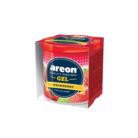 Areon Gel Can 80g Strawberry | Long Lasting Fragrance  | Environment Friendly Gel | GCK14 Areon Gel Can 80g Strawberry | Long Lasting Fragrance  | Environment Friendly Gel | GCK14