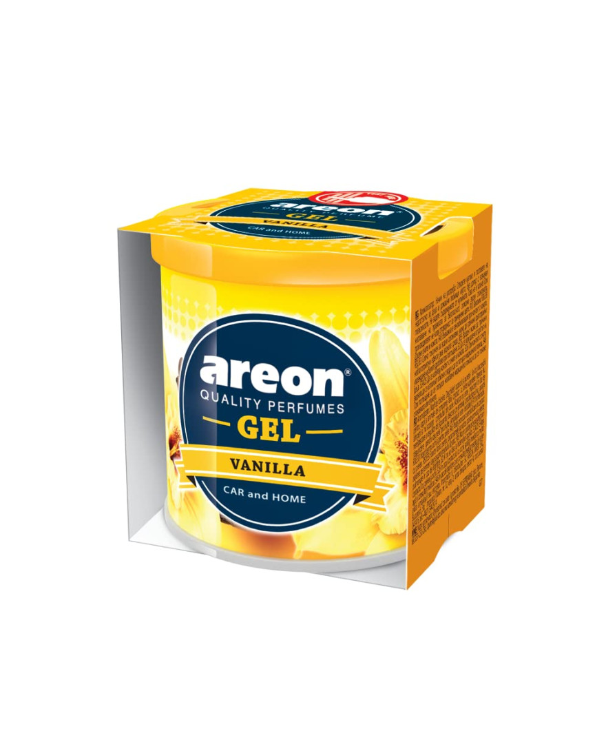 AREON Vanilla Gel Air Freshener for Car | 80g