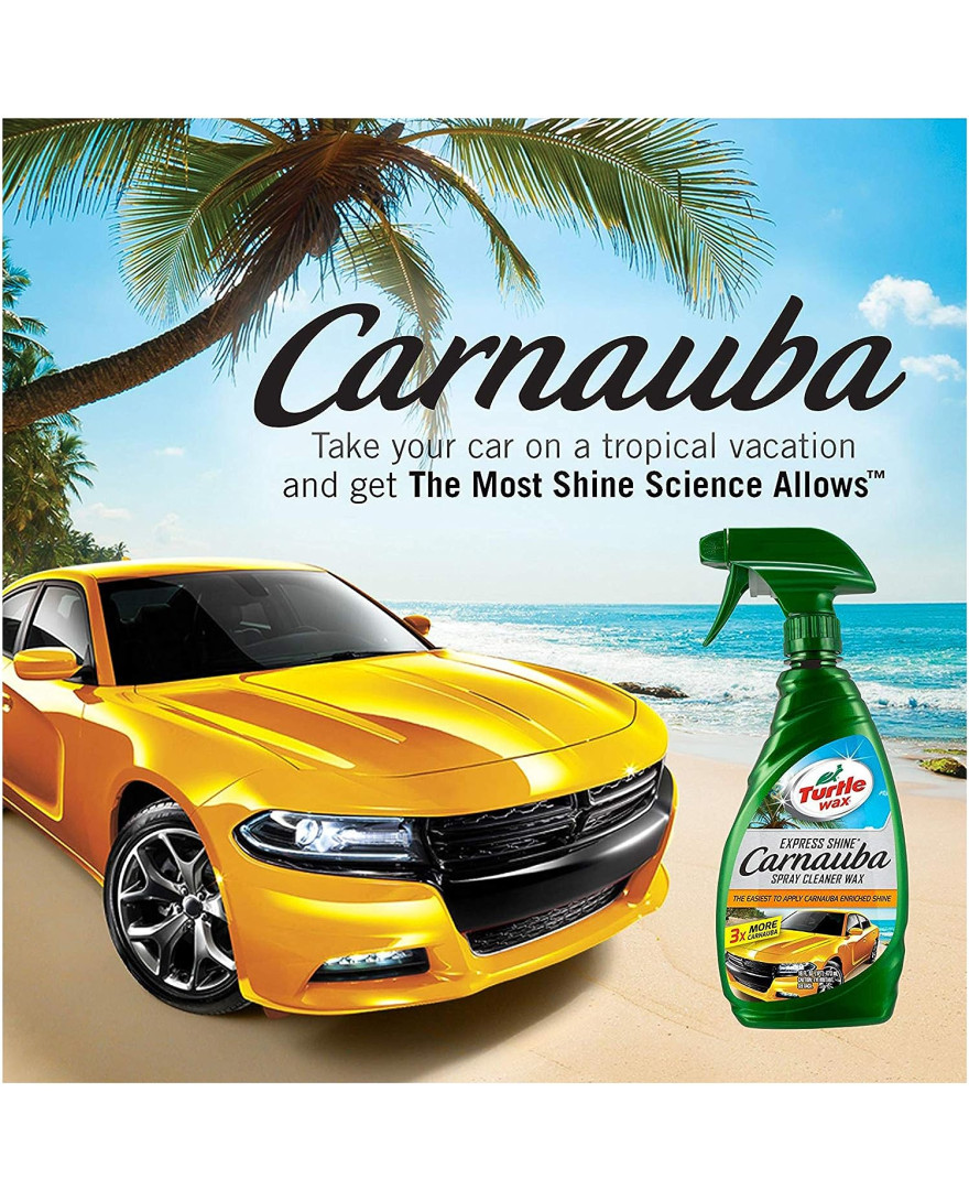 Turtle Wax Express Shine Carnauba Spray Cleaner Wax 473ml