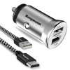 Bergmann CarGenius XF 1 Car Charger 4.8A with Micro-USB Cable