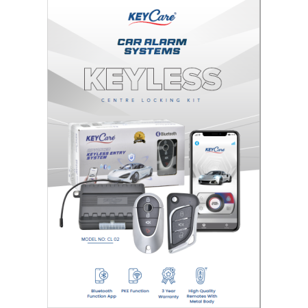 Key Care Keyless Entry System 0 Door With 1 Flips And 1 Hanging Remotes | CL-02_V1