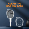 Keycare Clear Transparent TPU Key Cover CL TP 03 | Compatible with Maruti Suzuki Alto K10