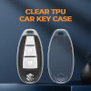 Keycare Clear Transparent TPU Key Cover CL TP 04 | Compatible with Maruti Suzuki Swift