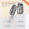 Keycare Clear Transparent TPU Key Cover CL TP 42 | Compatible with Fortuner, Innova