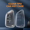 Keycare Clear Transparent TPU Key Cover CL TP 55 | Compatible with Universal Car Keys