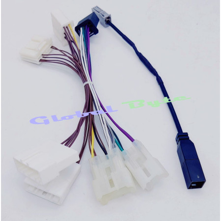 Global Byte Steering Wheel Control Interface Suitable for Toyota Crysta 2020+ Model Radio Install in Toyota Crysta before 2020 Model (OEM SWC, OEM Camera & OEM USB can be retain) | CO-TO/CYT20-T/CYTOL