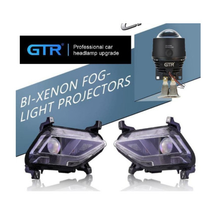 Carsutra CS 04 | 3 Inches Universal LED Fog Light with Projector Module With DRL For Creta 2020 | Power Low Beam 30W,High Beam 46W | OE Finish Carsutra CS 04 | 3 Inches Universal LED Fog Light with Projector Module With DRL For Creta 2020 | Power Low Beam 30W,High Beam 46W | OE Finish