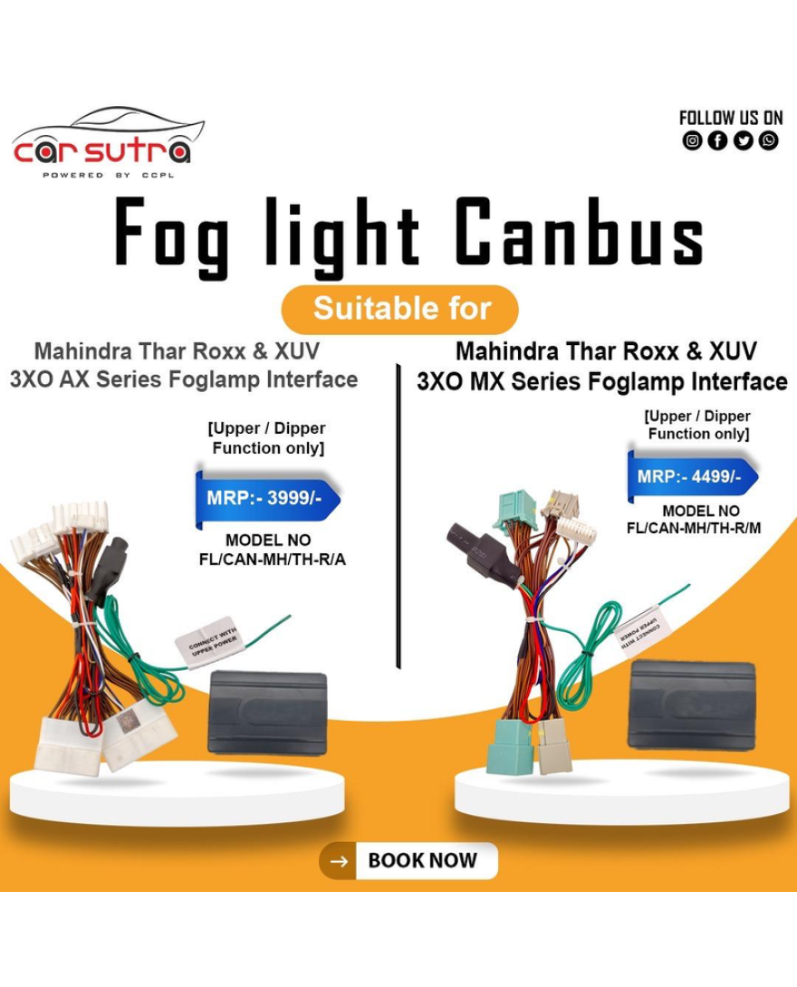 CS-133 (FL/CAN-MH/TH-R/A) - FOG LAMP CANBUS WIRING FOR THAR ROXX AX