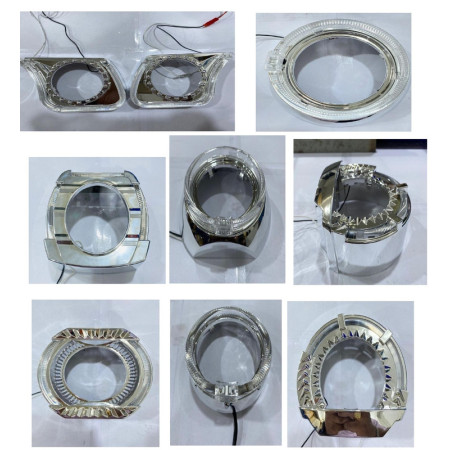 CS 26 | Universal 3 Inch Headlight Shroud with Hello Ring | DRL CS 26 | Universal 3 Inch Headlight Shroud with Hello Ring | DRL