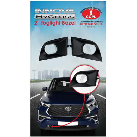 CS 28 | 2 Inch Foglight Projector Bezel For TOYOTA INNOVA HYCROSS and HILUX CS 28 | 2 Inch Foglight Projector Bezel For TOYOTA INNOVA HYCROSS and HILUX
