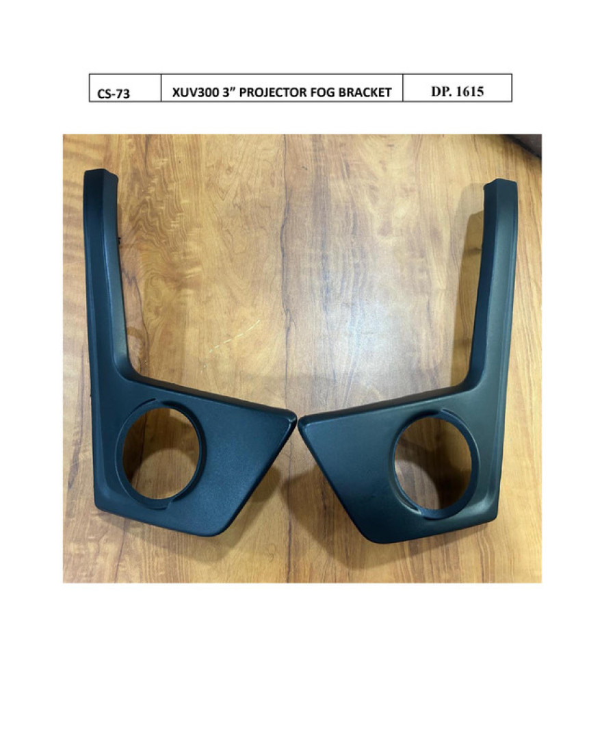 Carsutra CS 73 | XUV300 3 inch Projector Fog Bracket | Set of 2 pcs