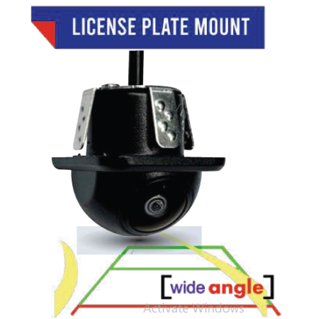 Caska AHD High Resolution Reverse Camera With Moving Guard Line On Number Plate