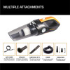Bergmann Cyclonic 2in1 Tyre Inflator BVT120A Car Vacuum Cleaner  | Black, Gold