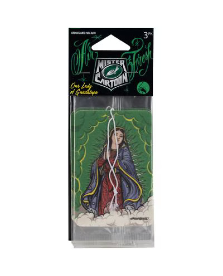 Turtle Wax X Mister Cartoon Air Fresh Odor Neutralizing Hanging Paper Air Freshener, Long Lasting, for Car & Home,Our Lady Fragrance