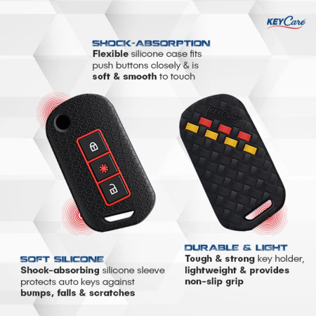 Keycare DE Series Silicon key cover DE09 fit for Marazzo, TUV300 Plus, Scorpio, Thar 2020, XUV700, XUV300, Bolero 2020, XUV400, Scorpio-N flip key | Black Keycare DE Series Silicon key cover DE09 fit for Marazzo, TUV300 Plus, Scorpio, Thar 2020, XUV700, XUV300, Bolero 2020, XUV400, Scorpio-N flip key | Black