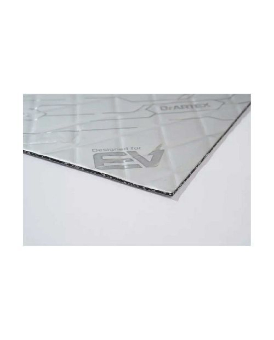 DrArtex Electra EV Silver 2.5 Car Soundproofing Sheets 50×30 cm / 4.5 sq.m. | 30 Pieces | Thickness 2.5mm | Class Medium