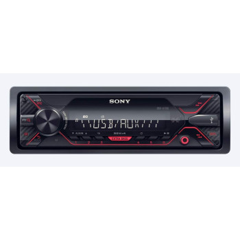 Sony Car Stereo DSX A110U USB Auxiliary Digital Media Receiver with USB, AUX, FM | Black | Pre Out 1 x 2V, Output Power 55W x 4, 10 Band Equalizer